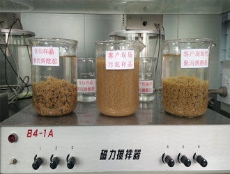 食品厂污水处理聚丙烯酰胺实验